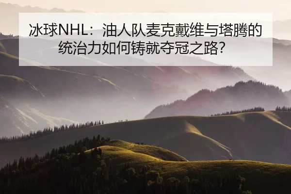 冰球NHL：油人队麦克戴维与塔腾的统治力如何铸就夺冠之路？